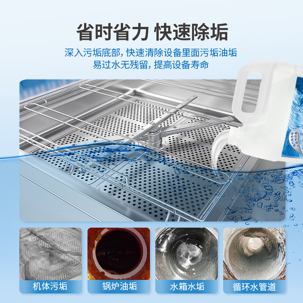 Detergent for commercial use