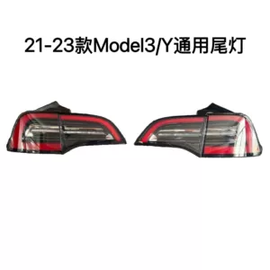 2021-2023 Tesla Model 3 Model Y Rear Taillight Assembly Single Pair Sequential Flow Led Turn Signal