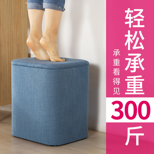 Multifunctional storage bench, solid wood sofa, human sit storage stool, home use cabinet, door entrance small chair box, shoe exchange chair