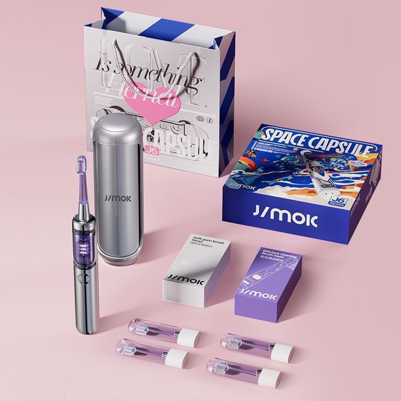 German Electric Toothbrush for Adults and Men, Sterilization Chamber, Sonic Couple Set Gift Box