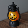 Retro decorations, electronic candle, LED creative pony, handheld pumpkin lantern, halloween