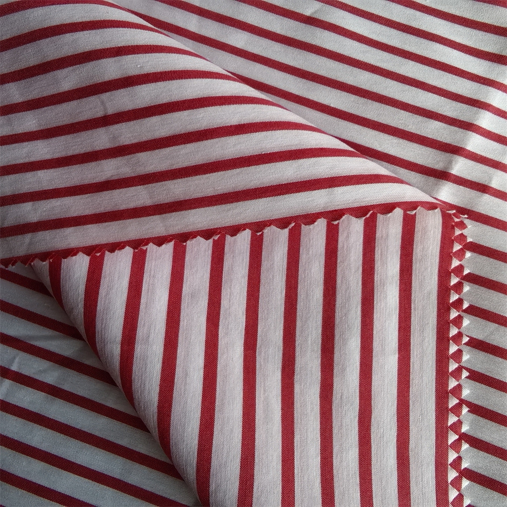 【现货热销】40S棉锦弹力色织格子面料 男女时尚格纹衬衫面料