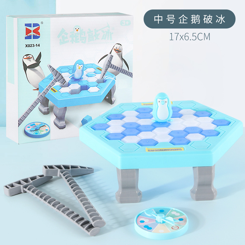 Pingüino romper el hielo Divertido juego multijugador de escritorio para niños guardar pingüino vencer Ice Cube guardar pingüino juguete al por mayor