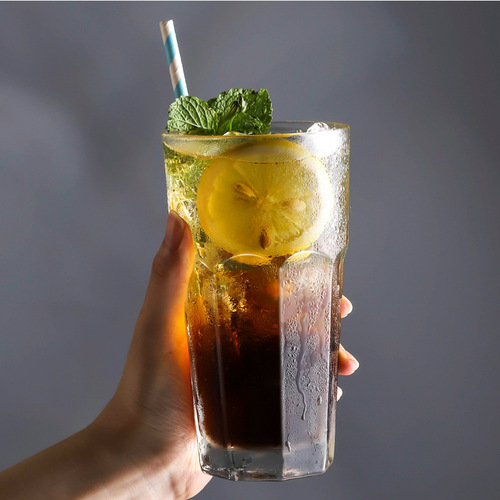 Glass cup Water cup Octagonal cup Collins cup Thick milk tea cup Gibraltar cup Milk juice cup Cocktail cup