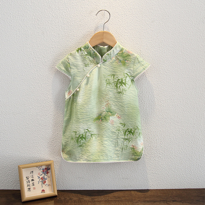 대나무잎 치파오