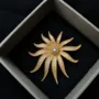 欧洲哑光打标古董别针