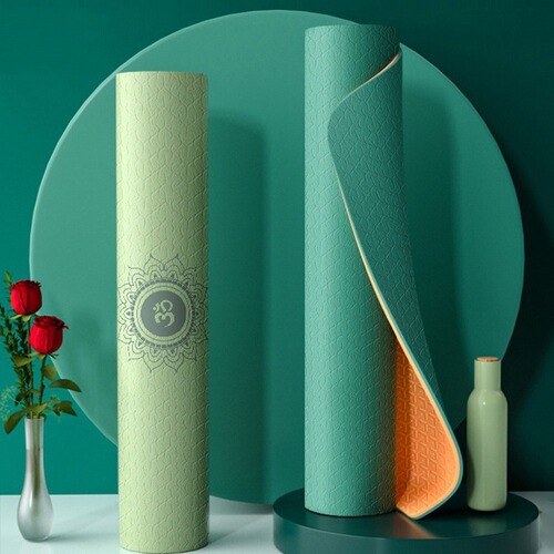 TPE Anti-slip Yoga Mat, Household Fitness Mat, 183*80cm Padded Silent Yoga Mat, Thick Dance Mat
