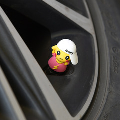 Car tire valve core valve cap cover electric vehicle new energy cartoon personality decoration universal modification