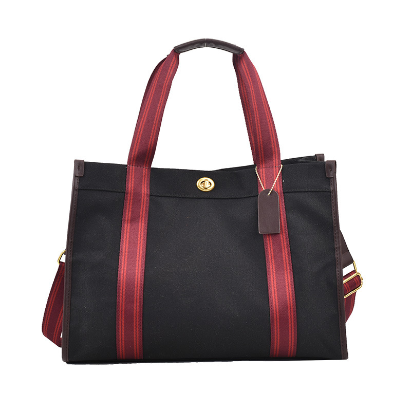 Bolsos para mujer, bolsos cruzados de moda, nuevos bolsos de lona retro simples, bolsos de mano de colores contrastantes de tendencia nicho