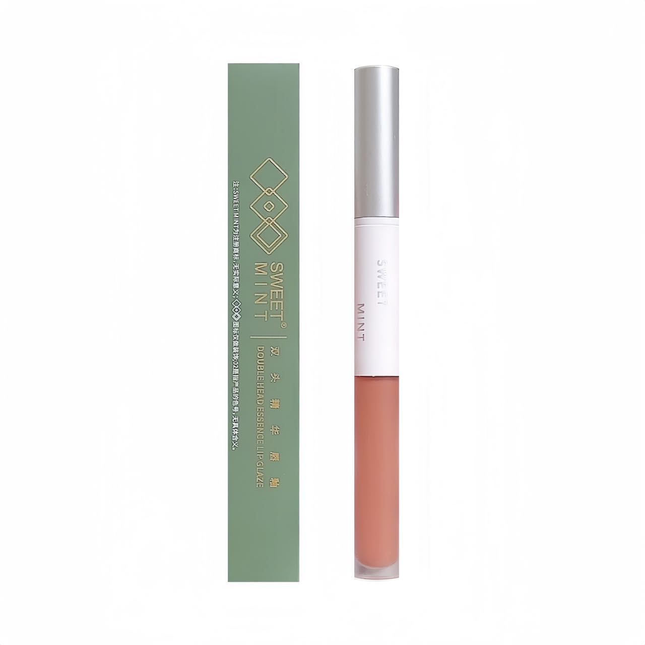 Sweetmint esmalte labial de doble cabeza, esmalte labial de doble cabeza