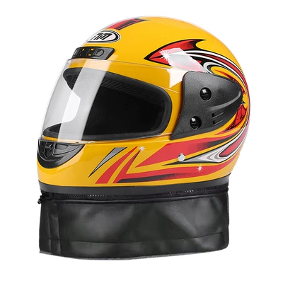 Motorcycle Safety Supplies unisex electric motorcycle helmet - cross-border-exclusive-sale-yellow