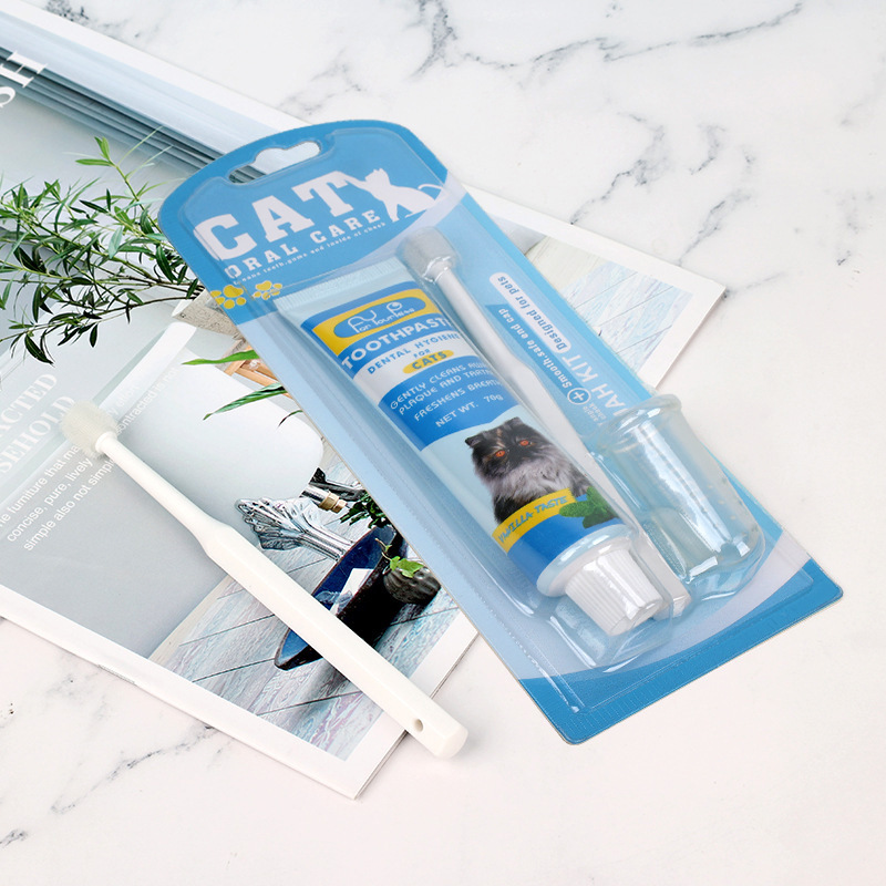 Cepillo de dientes para mascotas conjunto de pasta de dientes para perros desodorización oral limpieza perros gatos cepillo de dientes de dedo cepillo de dientes para mascotas