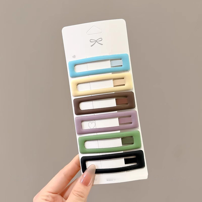 Simple abrazadera de cabello esmerilado BB clip lateral roto clip de cabello de frisa clip de cabello de cabeza de mujer clip de cabello de tocado clip de cabello