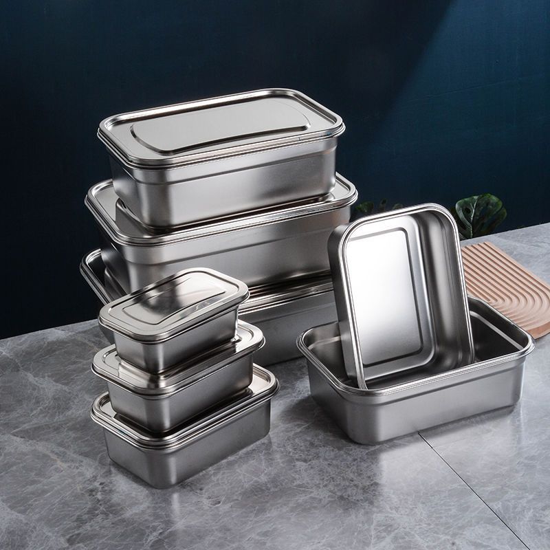Rectangular cooled storage box stainless steel for commercial use
