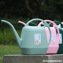 4L大容量长嘴浇水壶家用塑料园艺工具洒水壶休闲绿植盆栽浇花壶