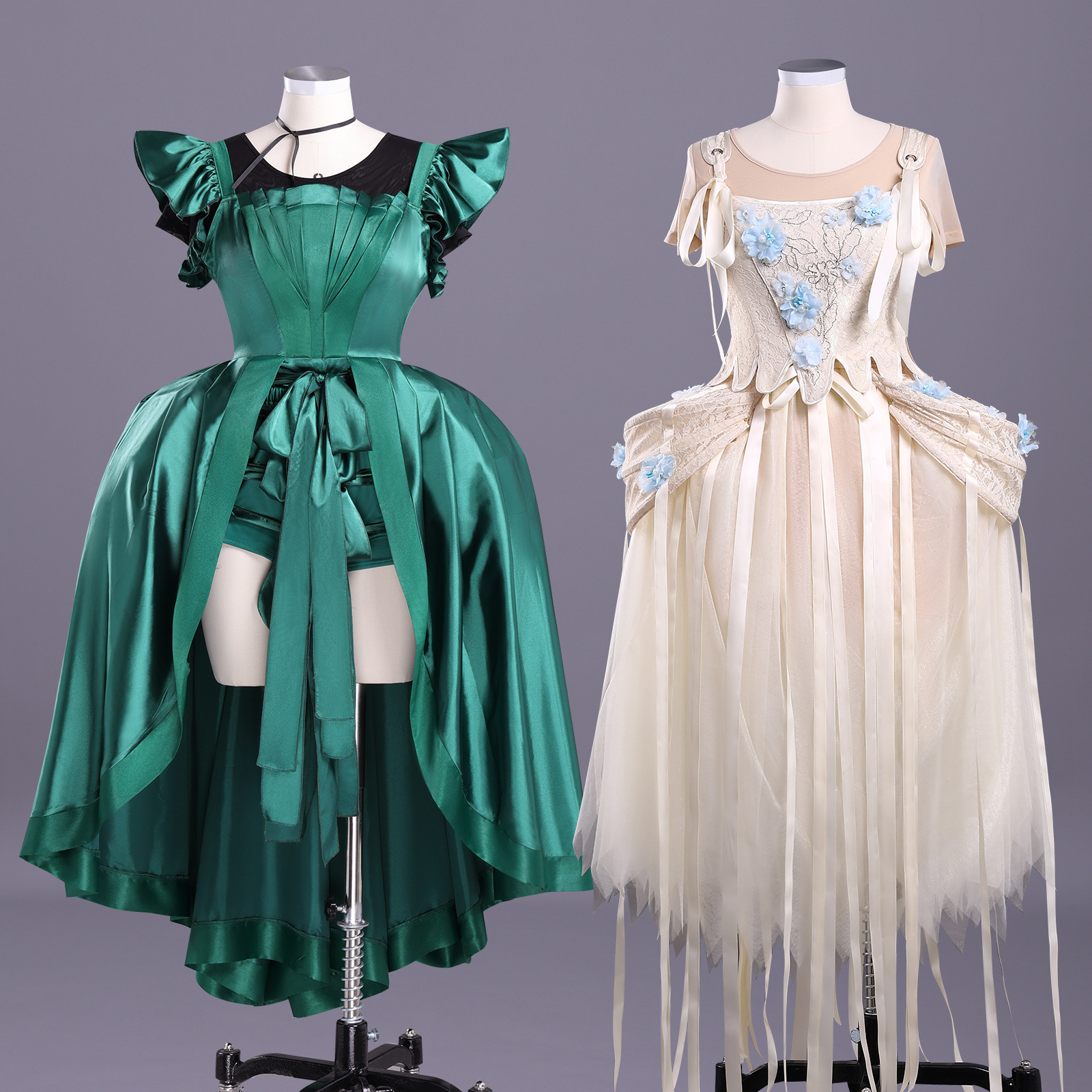 Wednesday Season 2 Cosplay Little Wolf Girl Ingrid Invisible Woman Agnes Prom Evening Dress Cosplay Costume