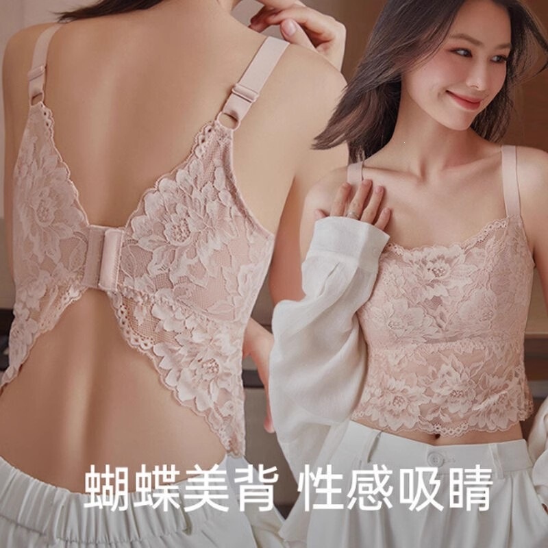 Lace Lingerie for Women with Large Busts, Anti-Exposure, Sexy Backless Bra, Summer Thin Style, Plus-Size Full Cup Bra Lace Lingerie for Women with Large Busts, Anti-Exposure, Sexy Backless Bra, Summer Thin Style, Plus-Size Full Cup Bra