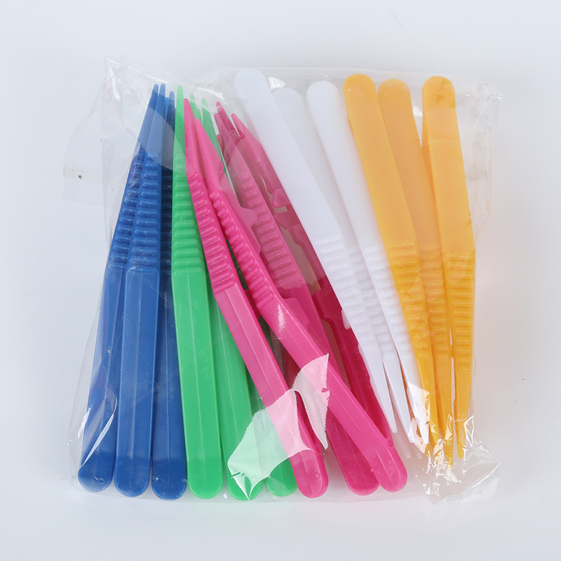 Al por mayor en bolsas juguetes para niños frijoles accesorios herramientas pinzas de color frijoles herramientas de bricolaje frijoles clip de plástico