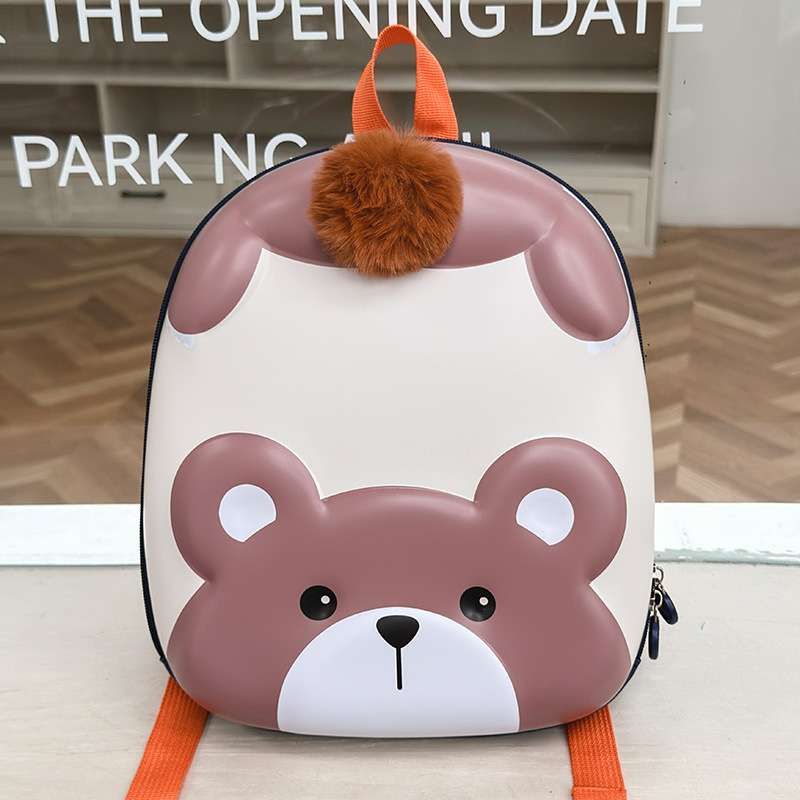 Cute oso niña jardín de infantes mochila de dibujos animados bebés transpirables niños 3 años de edad 5 años de edad mochila preescolar
