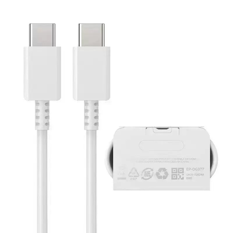 Aplicable a Samsung 65w cargador estándar europeo, cabeza de carga rápida estándar estadounidense, cabeza de carga rápida USB de tres conexiones de cabeza de carga de teléfonos móviles al por mayor