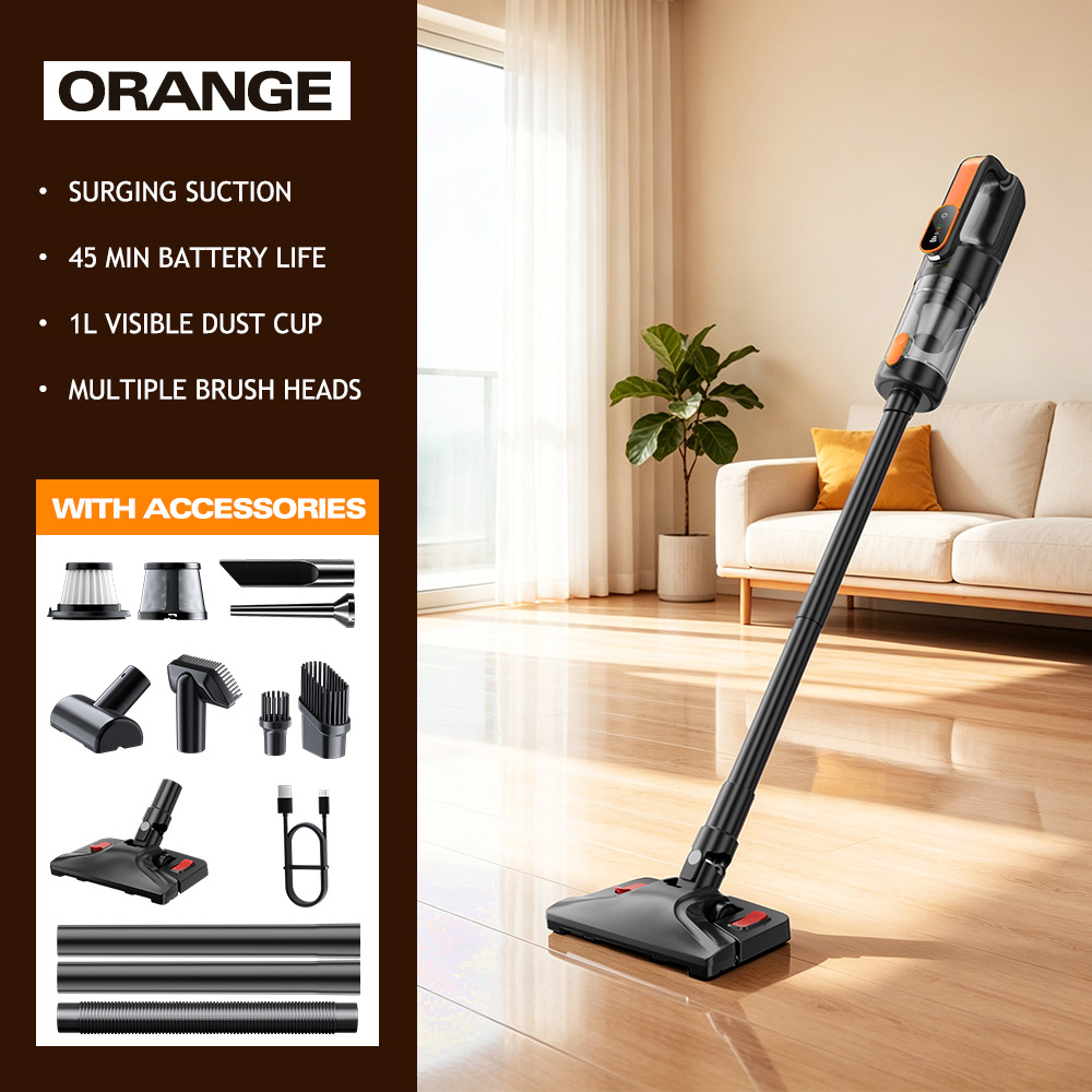Amazon car vacuum cleaner with super powerful suction, suitable for car and home use, handheld, small, wireless in-car vacuum cleaner
