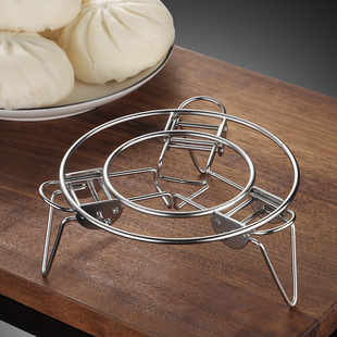 304 Stainless Steel Foldable Steaming Rack, Extendable Steamer Rack, Pressure Cooker Multifunctional Water-Separating Stewing and Steaming Tray Holder