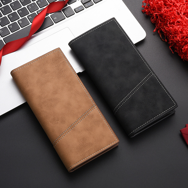 New Men's Wallet Long Retro Ultra-thin Multi-card Holder with Zipper Wallet Men's Youth Clutch Soft Wallet New Men's Wallet Long Retro Ultra-thin Multi-card Holder with Zipper Wallet Men's Youth Clutch Soft Wallet