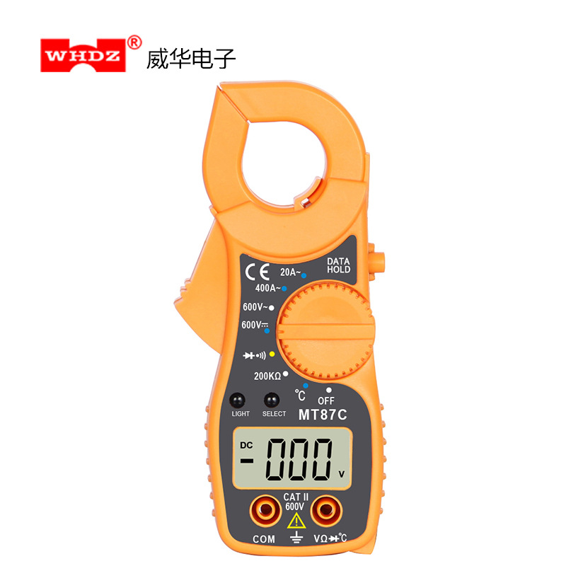 钳形电流表 MT87C 带温度测量 钳形万用表 电工表 威华电子