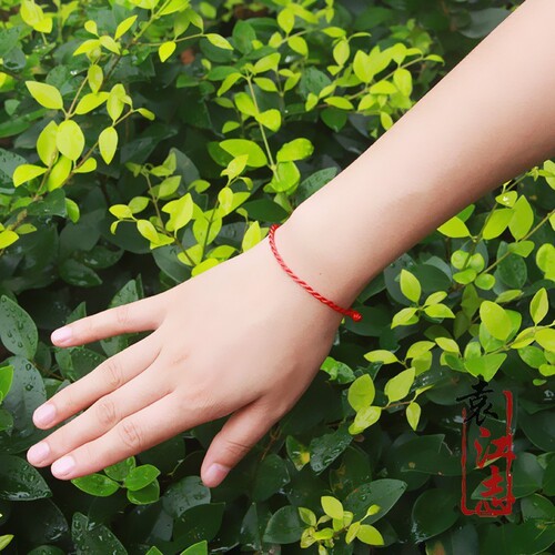 Handmade Braided Red Rope for the Year of the Horse, Red Rope DIY Wholesaler, Couples' Bracelet Accessory