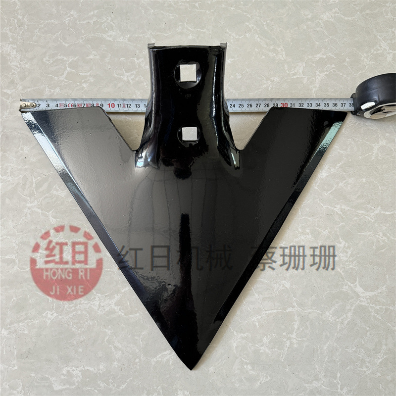 红日耙片外贸出口松土铲厂家 犁尖 松土铲  弹齿机配件松土铲