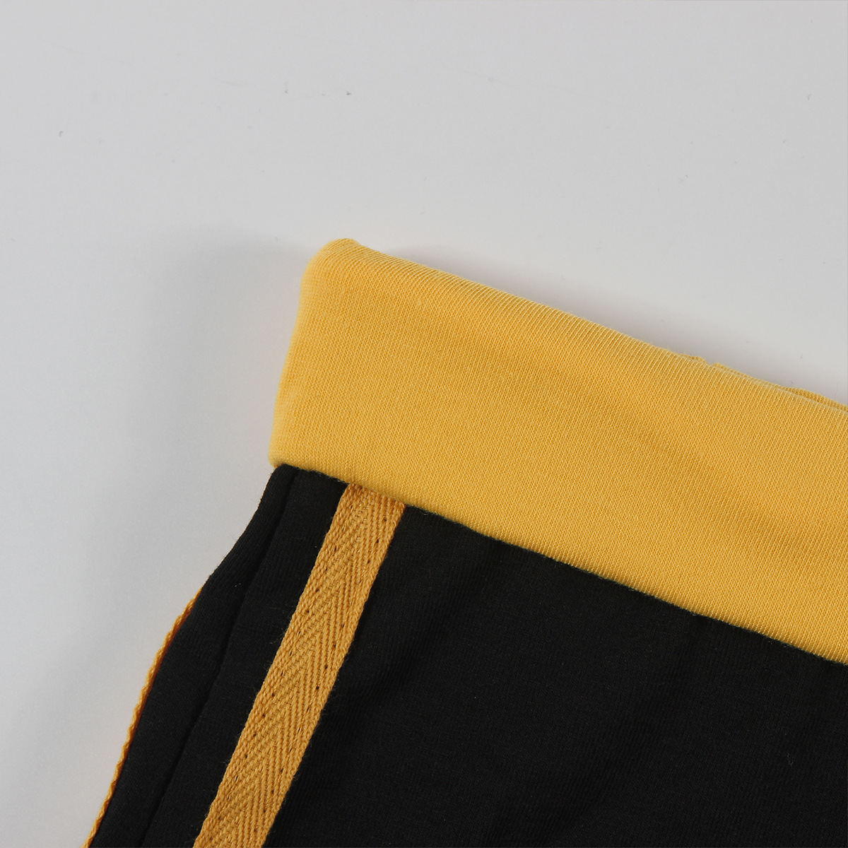 Fall Retro Contrast Color V neck Slim Fit Sexy Long Sleeve Top Drawstring Shorts Two Piece Sets 17 Fall Retro Contrast Color V neck Slim Fit Sexy Long Sleeve Top Drawstring Shorts Two Piece Sets