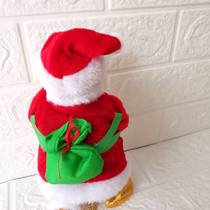 Venta directa de fábrica Subir cuerda Subir escalera eléctrica Juguete Papá Noel Subir escaleras Regalo de Navidad Decoración de regalo