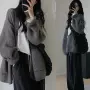 宽松外穿中长款秋冬羊毛衫