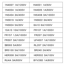 ФػMICO1N4007 10A10 IN5408/5819/58220 FR307DO-41