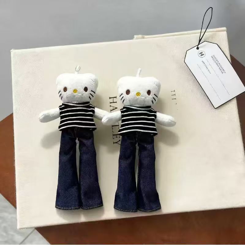 Long-Legged Kt Retro Loose Wide-Leg Jeans to Wear with Long-Legged Doll Clothes Accessories 20cm Doll Clothes