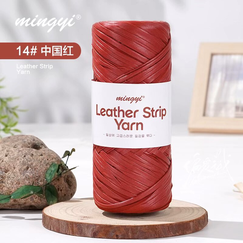 Hilo de Cuero para Tejido, Tejido a Mano para Bolsos DIY