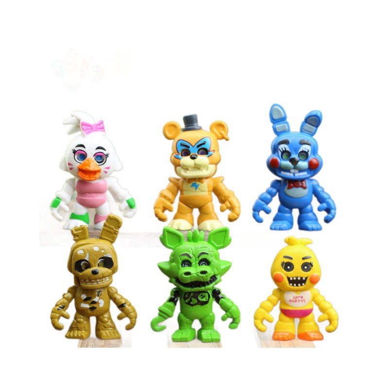 Маска Ночь Медведь Солнце Клоун Сундап кукла игрушка FNAF игра периферийный торт модель декорации финальная игра