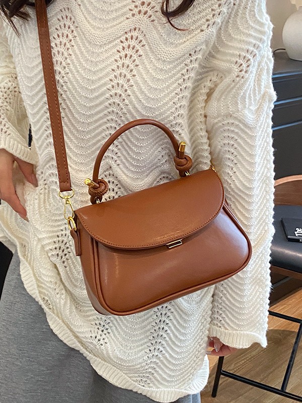 Bolso para mujeres 2025 nuevo cross-border de alta calidad textura versátil bolso portátil de color sólido de moda de viaje mochila