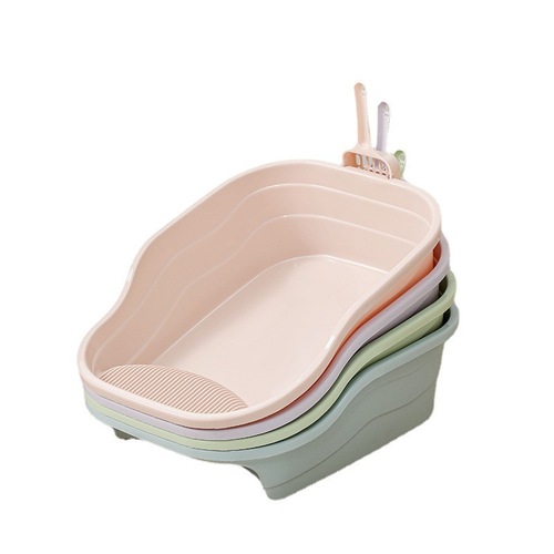 Cat toilet litter box open factory large semi-enclosed extra large cat litter extra large pet supplies wholesale