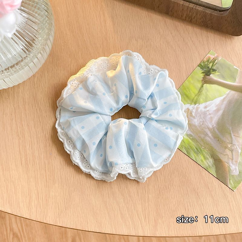 韩系超大号大肠发圈女高级感方巾发绳高弹力耐用皮筋头花头饰发饰|undefined