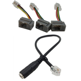 4P4C Rj9 Cable,3.5Mm Smartphone Headset to Rj9 Adapter Cable