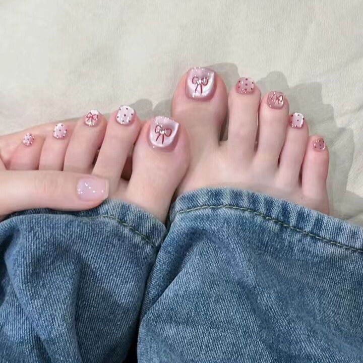 Piés de uso de uñas ojo de gato de uso de uñas de verano arco parche de uñas parche de manicure corto Yiwu manicure