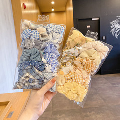 Pig intestine hair band summer simple ins Korean style fat intestine head rope summer forest style rubber band women's hair rope headdress