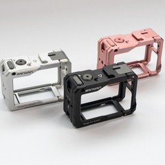 ロッククライミング dji osmo action4/5pro ウサギケージ金属保護フレームスポーツカメラオールインクルーシブ拡張フレーム磁気