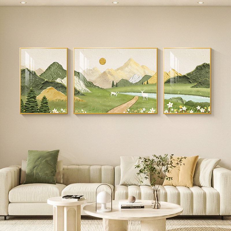 深セン大芬油画村現代シンプルなリビングルームの装飾画|undefined
