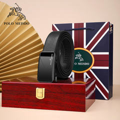 保羅真皮自動扣皮帶男士頭層牛皮高檔商務腰帶男款奢侈品批發