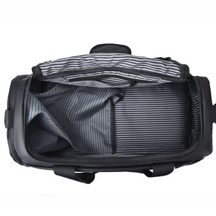 Capacious fashionable travel bag wet and dry separation, sports bag for gym lightweight, oxford cloth, polyester 4