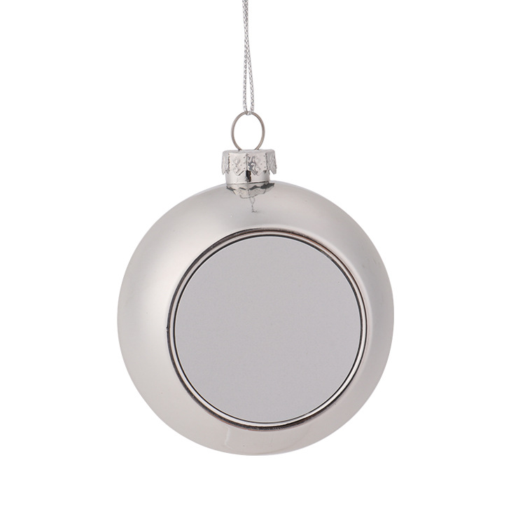 8cm-실버-플라스틱 크리스마스 볼 QT20012-8cmSR