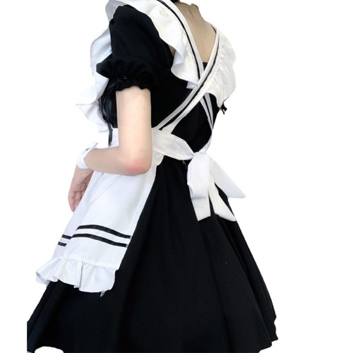 Maid costume, pure desire jk costume, maid costume, sucking breasts, strap-on, Japanese Lolita, cute valet, two-dimensional lolita