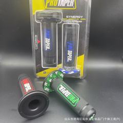 オートバイユニバーサル改造アクセサリー PRO ハンドルバーグリップオートバイオフロードオートバイスロットルグリップ 3 ラベル装飾
